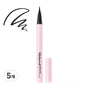 lilybyred 929 карандаш для пера Survival Pen 0,6 г, матовый черный, 5 шт.