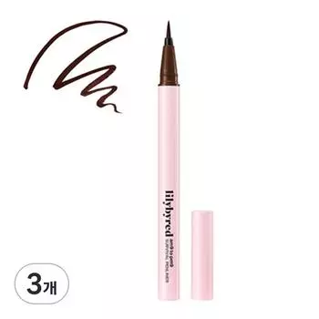 lilybyred 929 карандаш для пера Survival Pen 0,6 г, матовый коричневый, 3 шт.