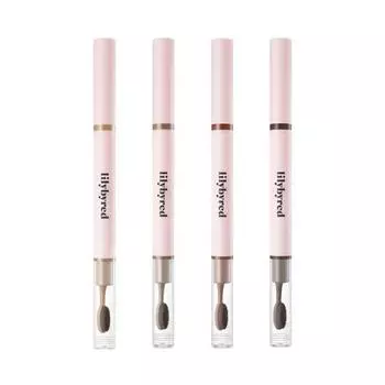 Lilybyred Hard Flat Brow Pencil, корейская косметика, KPOP 01 Light Brown