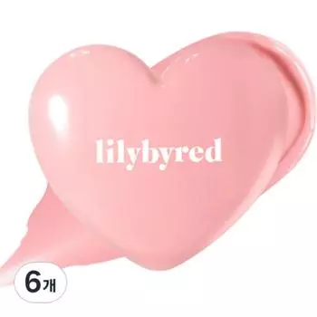 lilybyred Бальзам для щек Love Beam 3,5 г, оттенок 06 Peach Beam, 6 шт.