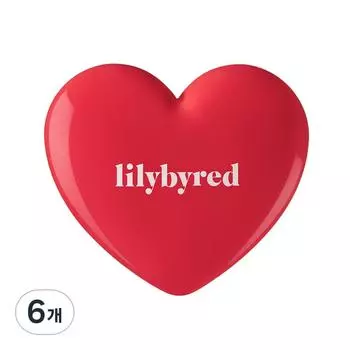 lilybyred Румяна-бальзам для щек Love Beam 3,5 г, Heart Attack Beam, 6 шт.