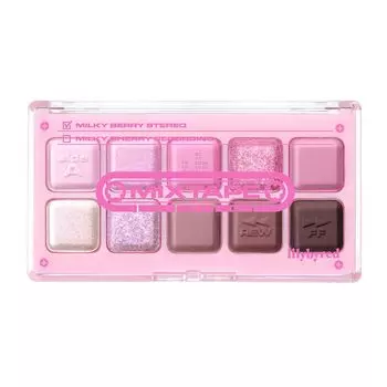 lilybyred Mood Keyboard Keyboard Eyeshadow Milky Berry [Genuine product] (Mood Palette) (#09 Stereo)