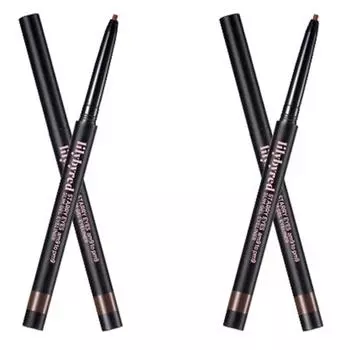 Lilybyred slim pencil eyeliner 0.14g, 3 walnut brown, 2 pcs.