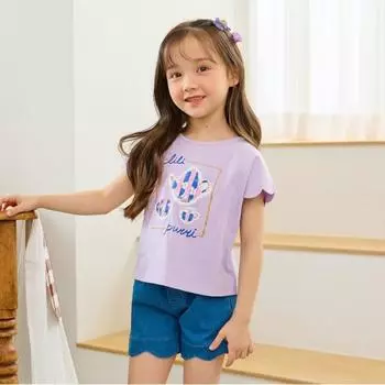 [lilypuri] CuTie Summer T shirT violeT violet/110