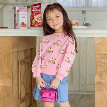 Lilypuri Peace Cake Sweatshirt Pink Pink/110