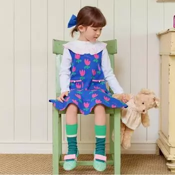 LIlypurI Я вижу только тебя жаккардовое платье синего цвета Blue/150