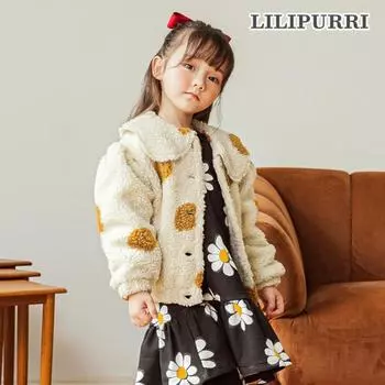 Lilypury Lilypury Dot букле жакет бежевый Beige/140