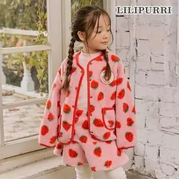 Lilyputi Berry Berry Pogul Set Jacket+pants Pink Pink/150