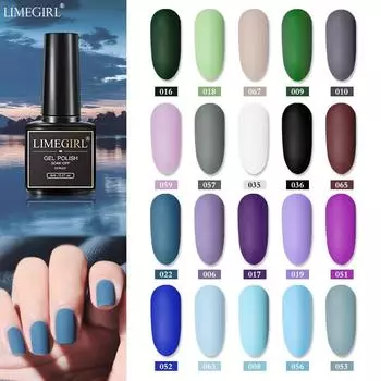 Limegirl 8 мл Блестящий УФ-гель для ногтей Блестящие блестки Soak Off УФ-гель-лак Красочный гель-лак для ногтей DIY Лак для дизайна ногтей