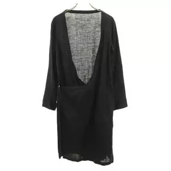 LIMI feu linen Long sleeve Kashcourt cardigan S black Women Used