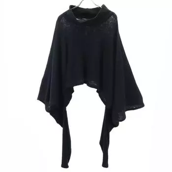 LIMI feu Made in Japan wool Long sleeve High neck sweater S black knit Women Used