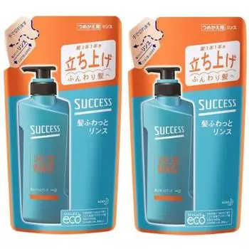 [Limited Edition] [Value Set of 2 Bags] Success Hair Fluffy Conditioner Refill 320ml x 2 Lift up your hair for soft and fluffy hair Aqua citrus scent