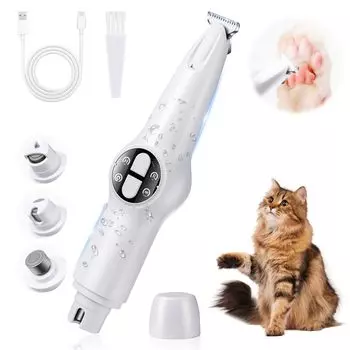 Limited Pet Dog Cat GONDMAX полировка ногтей 2 дюйма светодиодный свет 18 мм широкие подошвы сзади вокруг вокруг фрикадельки для собак кошек домашних животных машинка для стрижки домашних животных домашняя стрижка маленькая