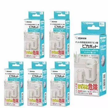 Лимонная кислота для чистки внутренней части кастрюли Pikapot 30 г x 4 пакета x 6 шт. набор [Zojirushi Mahobin] CD-KB03X-J