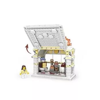 LIN07 Bag Shop Nanoblock, Белый, Популярные корейские игрушки