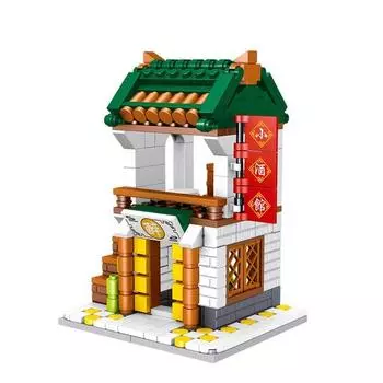 LIN07 Китайский ресторан Совместимые с LEGO мини-блоки 00826, разные цвета, популярные корейские игрушки