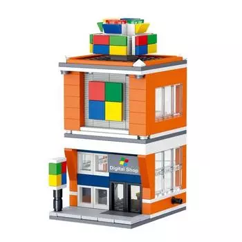 LIN07 Mini Block Atomini Digital Store 00816LI, разные цвета, популярные корейские игрушки