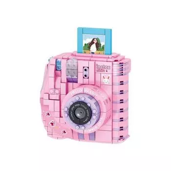 LIN07 Mini Block Atomini Inetax Polaroid 00908LI, разные цвета, популярные корейские игрушки