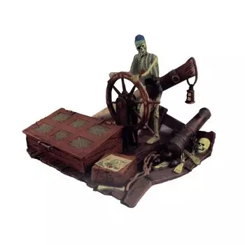 Серия Lindbergh Jolly Roger Пират-призрак, бродящий на плоту в поисках сокровищ. Светится в темноте. Характеристики. Пластиковая модель HL617 1/12
