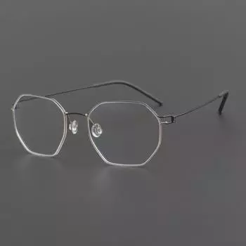 Linde Jeppe Titanium Screwless Anti-Blue Light Glasses, Unisex Myopia, Personalized Design