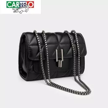 Линдинг-цепочка на плечо с диагональным размахом - женская маленькая квадратная сумка через плечо, модная женская сумка