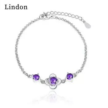 Линдон циркон браслет ювелирные изделия геометрические бусины браслеты-цепочки модный тонкий свадебный подарок для подруги женщин