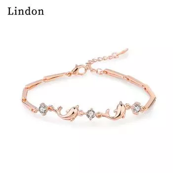 Линдон циркон браслет ювелирные изделия геометрические бусины браслеты-цепочки модный тонкий свадебный подарок для подруги женщин