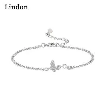 Линдон циркон браслет ювелирные изделия геометрические бусины браслеты-цепочки модный тонкий свадебный подарок для подруги женщин