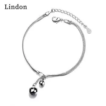 Линдон циркон браслет ювелирные изделия геометрические бусины браслеты-цепочки модный тонкий свадебный подарок для подруги женщин