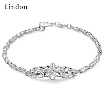 Линдон циркон браслет ювелирные изделия геометрические бусины браслеты-цепочки модный тонкий свадебный подарок для подруги женщин