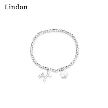 Линдон циркон браслет ювелирные изделия геометрические бусины браслеты-цепочки модный тонкий свадебный подарок для подруги женщин серебряный