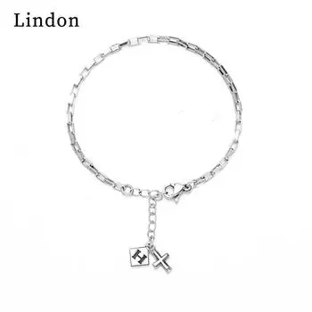 Линдон циркон браслет ювелирные изделия геометрические бусины браслеты-цепочки модный тонкий свадебный подарок для подруги женщин