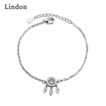 Линдон циркон браслет ювелирные изделия геометрические бусины браслеты-цепочки модный тонкий свадебный подарок для подруги женщин