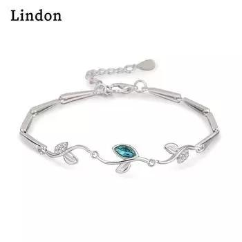 Линдон циркон браслет ювелирные изделия геометрические бусины браслеты-цепочки модный тонкий свадебный подарок для подруги женщин