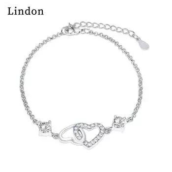 Линдон циркон браслет ювелирные изделия геометрические бусины браслеты-цепочки модный тонкий свадебный подарок для подруги женщин