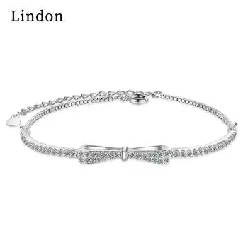 Линдон циркон браслет ювелирные изделия геометрические бусины браслеты-цепочки модный тонкий свадебный подарок для подруги женщин