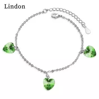 Линдон циркон браслет ювелирные изделия геометрические бусины браслеты-цепочки модный тонкий свадебный подарок для подруги женщин