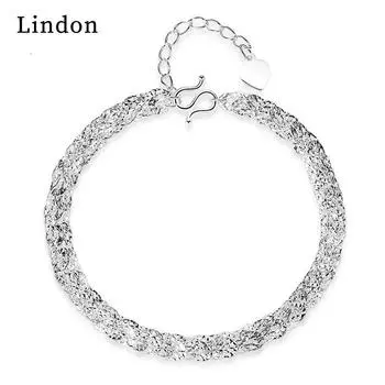Линдон циркон браслет ювелирные изделия геометрические бусины браслеты-цепочки модный тонкий свадебный подарок для подруги женщин