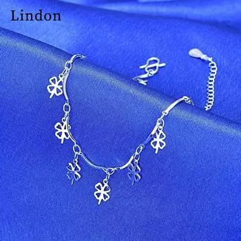 Линдон циркон браслет ювелирные изделия геометрические бусины браслеты-цепочки модный тонкий свадебный подарок для подруги женщин