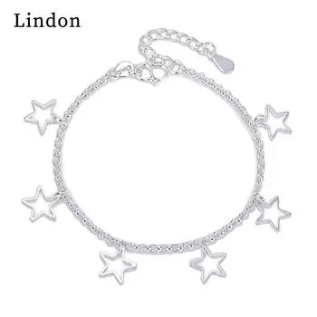 Линдон циркон браслет ювелирные изделия геометрические бусины браслеты-цепочки модный тонкий свадебный подарок для подруги женщин