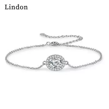 Линдон циркон браслет ювелирные изделия геометрические бусины браслеты-цепочки модный тонкий свадебный подарок для подруги женщин белый