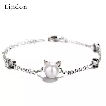 Линдон циркон браслет ювелирные изделия геометрические бусины браслеты-цепочки модный тонкий свадебный подарок для подруги женщин