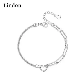 Линдон циркон браслет ювелирные изделия геометрические бусины браслеты-цепочки модный тонкий свадебный подарок для подруги женщин