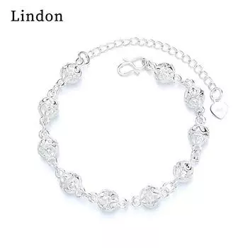 Линдон циркон браслет ювелирные изделия геометрические бусины браслеты-цепочки модный тонкий свадебный подарок для подруги женщин