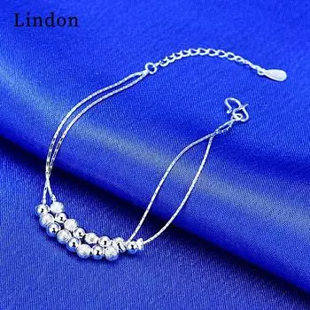 Линдон циркон браслет ювелирные изделия геометрические бусины браслеты-цепочки модный тонкий свадебный подарок для подруги женщин
