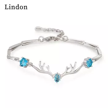 Линдон циркон браслет ювелирные изделия геометрические бусины браслеты-цепочки модный тонкий свадебный подарок для подруги женщин