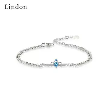 Линдон циркон браслет ювелирные изделия геометрические бусины браслеты-цепочки модный тонкий свадебный подарок для подруги женщин