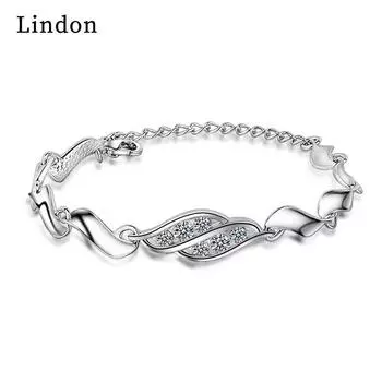 Линдон циркон браслет ювелирные изделия геометрические бусины браслеты-цепочки модный тонкий свадебный подарок для подруги женщин