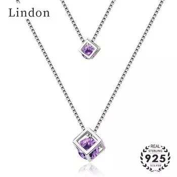 Lindon Fashion Серебрение Ожерелья Кулон Для Женской Свадебной Вечеринки
