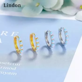 Lindon модные серьги-капли из медного сплава с цирконом для женщин, подарки на свадьбу серебряный